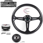 14" Steering Wheel+quick Release+adapter 130H For Honda Civic Accord Acura Cl. Fixed Price $109.99.