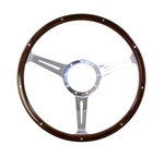 Steering Wheel 15" 9-BOLT Wood Grain With Slotted Spokes Mustang. Fixed Price $190.99.