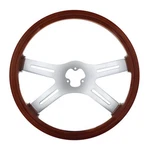 18" Chrome 4 Spoke Steering Wheel. Fixed Price $175.99.