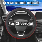 Red 15" Steering Wheel Cover Genuine Leather For Chevy Silverado 1500 2500 Hd. Fixed Price $23.99.