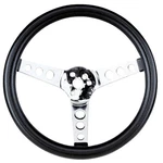 Steering Wheel, 13-1/2 Diameteer, Dish Spoke Bolt Dunebuggy & Vw. Fixed Price $89.99.