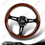 Nrg 310MM Dark Wood Grip Black Chrome Center Racing Steering Wheel ST-310BRB-BK. Fixed Price $152.99.