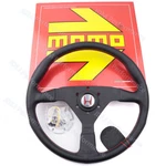 MOMO14' Montecarlo Genuine Leather Sport Steering Wheel Red. Fixed Price $89.10.