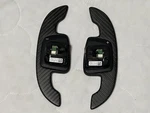 2017-2020 Audi B9 Real Carbon Fiber Steering Wheel Extended Length Shift Paddles. Fixed Price $59.99.