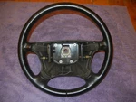 2002 Saab 9-3 Leather Wrapped Steering Wheel 5201025 2K. Fixed Price $40.00.