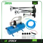 4 Superior Trumpet Air Horn 12V Compressor Tank Gauge Kit For Car Train Truck. Fixed Price $102.87.