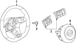 Genuine Nissan Steering Wheel 48430-7LF6A. Fixed Price $667.12.