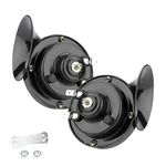 2PCS Super Loud Train Horns, Car Air Electric Snail Double Horn, 12V Black. Fixed Price $19.06.