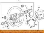 Gm Oem 14-20 Silverado 1500 Ld Steering Wheel Trim-cover 22819568. Fixed Price $106.79.