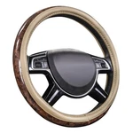 Car Pass Wood Grain 14.5-15 Inch Microfiber Leather Steering Full Pack, Beige. Fixed Price $25.90.