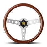 Momo IND35MA0P Heritage Indy Steering Wheel Diameter: 350MM Grip: Mahogany Wood. Fixed Price $389.00.