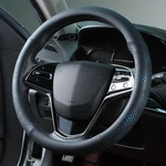 Yangday Leather Steering Wheel Cover For Large Size 15 1/2''-16'' , Blue. Fixed Price $34.47.