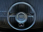 Audi 2012-18 A6 Black Leather Sport Steering Wheel W/tiptronic Paddle Shifters. Fixed Price $510.00.