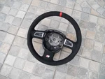 Steering Wheel Audi A4 B7 B8 RS4 A6 C6 RS6 All Alcantara Sport. Fixed Price $280.00.