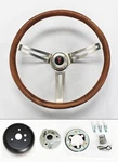 69-93 Pontiac Firebird Gto Bonneville 15" Stained Wood Grip Steering Wheel. Fixed Price $228.77.