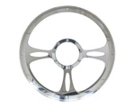 Billet Specialties 30175 - Half Wrap Steering Wheel Fast Lane 14". Fixed Price $350.95.