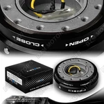Nrg SRK-400BK Aluminum Steering Wheel Black 1.25" Thin Quick Release Short Hub. Fixed Price $114.00.