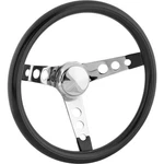 Grant 502 Classic Cruisin 3-SPOKE Steering Wheel, 13-1/2 Inch, Chrome/ Black. Fixed Price $66.99.