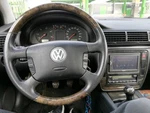 Wood Steering Wheel Leather Vw Golf Iv Bora Passat 3BG T5 Multifunction. Fixed Price $646.14.