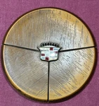 1975 1976 Cadillac Steering Wheel Horn Button 1602428 Wood Grain. Fixed Price $29.99.