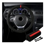Car Steering Wheel Cover, Antislip Auto Stitch On Wrap Protect.... Fixed Price $12.49.