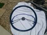 1961 Plymouth Dodge Desoto Nos Mopar Steering Wheel Blue Beautiful. Fixed Price $300.00.