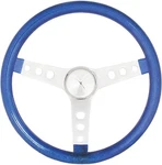 Grant Products; Classic 15" Steering Wheel; Chrome Spokes; Metal Flake Blue. Fixed Price $104.99.