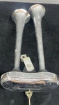 Wolo Powerhouse Roof-mount 12 11 Dual Trumpet Horns Vehicle Untested Asis. Fixed Price $48.41.