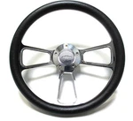 Camaro Black & Billet Steering Wheel, Chevy Horn Adapter - Full Kit. Fixed Price $222.06.