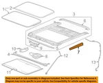 Gm Oem 06-20 Escalade Esv Cab Sunroof-side Cover 84119757. Fixed Price $52.84.