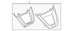 Genuine Audi Steering Wheel Trim 4M8-419-659-D-3Q7. Fixed Price $159.27.