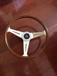 Mercedes W113 Se Wood Steering Wheel 15.5 Nardi Minty 280SL. Fixed Price $1900.00.