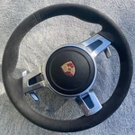 Porsche 991 981 GT3 Steering Wheel Sportsdesign Chrono Alcantara. Fixed Price $2357.40.