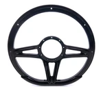 Billet Specialties Steering Wheel 14IN D-shape Victory Black BLK29441. Fixed Price $715.05.