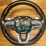 2015-23 Oem Dodge Challenger Flat Bottom Scat Steering Wheel Heated 6TU491A5AC. Fixed Price $290.00.