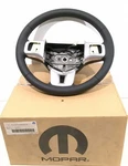 New Oem Mopar Black Leather Steering Wheel 2011-2022 Dodge Caravan 1VH75DX9AA. Fixed Price $160.00.