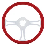 United Pacific 88247 Steering Wheel Red, With Chrome Spokes, "blade". Fixed Price $236.01.