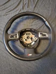 2010 Audi A5 A4 Line Black Leather Steering Wheel Oem 8K0419091BB. Fixed Price $99.99.
