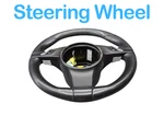 11-14 Porsche Panamera Cayenne Steering Wheel Black Leather 97034780383 Oem. Fixed Price $88.00.