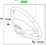 45100-35471-B2 Toyota Wheel Assy, Steering 4510035471B2, New Genuine Oem Part. Fixed Price $552.60.