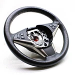 2006 - 2010 Bmw E60 E61 E63 E64 Sport Steering Wheel Black Leather Spoke Media. Fixed Price $182.24.