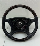 00-06 Mercedes W215 CL600 S600 S500 Driver Steering Wheel Black Wood Oem. Fixed Price $99.99.