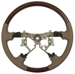 2003-07 Toyota Land Cruiser Steering Wheel Tan Leather W/woodgrain 4510245010E0. Fixed Price $199.95.