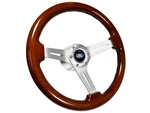 Ford - 14" Steering Wheel Kit, Mahogany On Brushed Gm/ididit Column. Fixed Price $289.99.