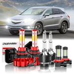 For Acura Rdx 2013-2015 6X Front Led Hid Headlights High Low Fog Bulbs Kit. Fixed Price $38.99.