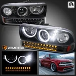 Fits 1998-2004 Chevy S10 Pickup Blazer Led Halo Projector Headlights Bumper Lamp. Fixed Price $155.38.