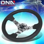 Nrg RST-036DC-R 350MM 3"DEEP Dish Leather Camo Spoke Steering Wheel+horn Button. Fixed Price $180.00.