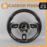 15-21 Porsche Cayenne 958 Gts Steering Wheel W/paddle Shifters Carbon Black Oem. Fixed Price $1419.23.