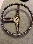 1978-1987 Pontiac Grand Prix & B-body Burgundy Steering Wheel 9753916. Fixed Price $75.00.