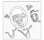 Genuine Gm Cocoa Steering Wheel 13409682. Fixed Price $261.86.